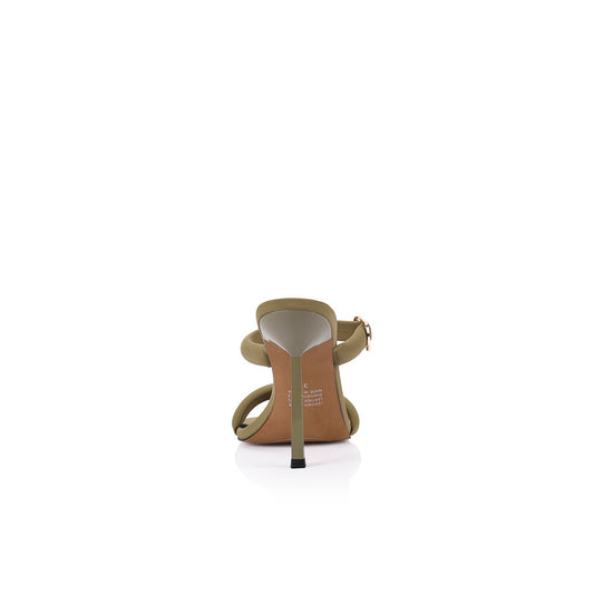 Clementine Mule Olive Knit - Lana Wilkinson