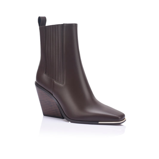 Cyrus Boot Brown Leather - Lana Wilkinson