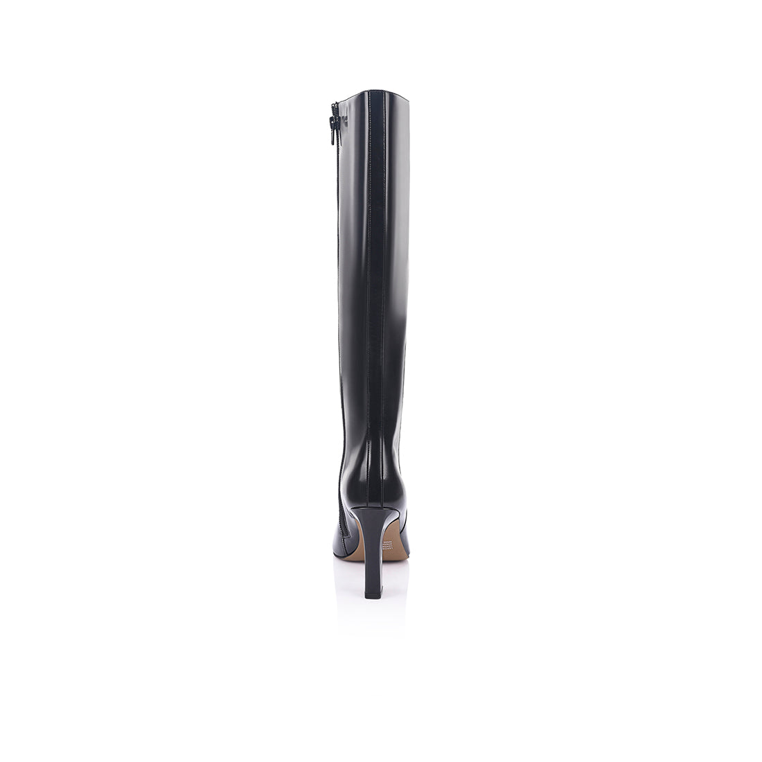 Hudson Boot Black High Shine Leather - Lana Wilkinson
