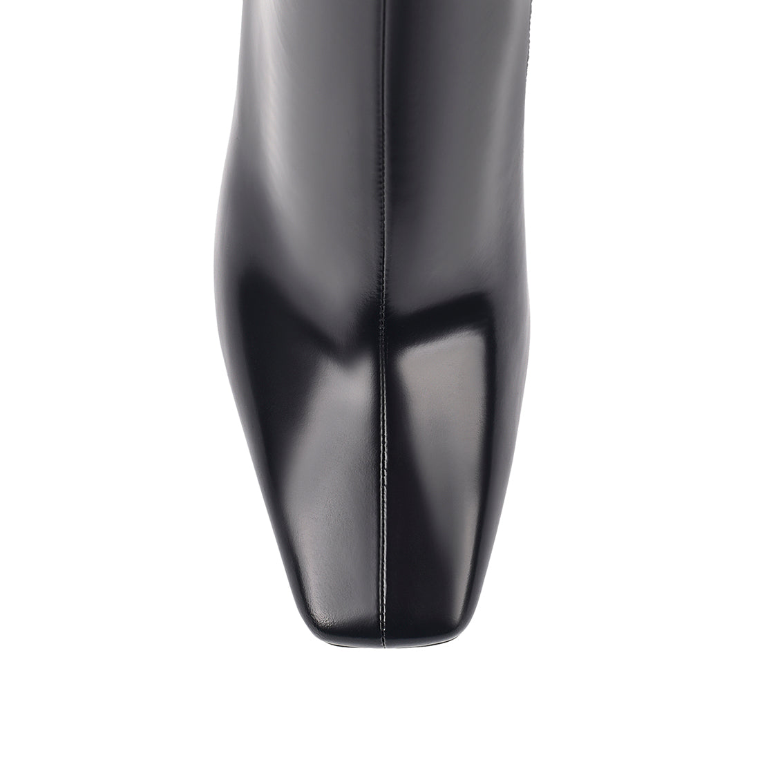 Hudson Boot Black High Shine Leather - Lana Wilkinson