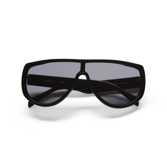 Indi Sunglasses Black/Grey Lens - Lana Wilkinson