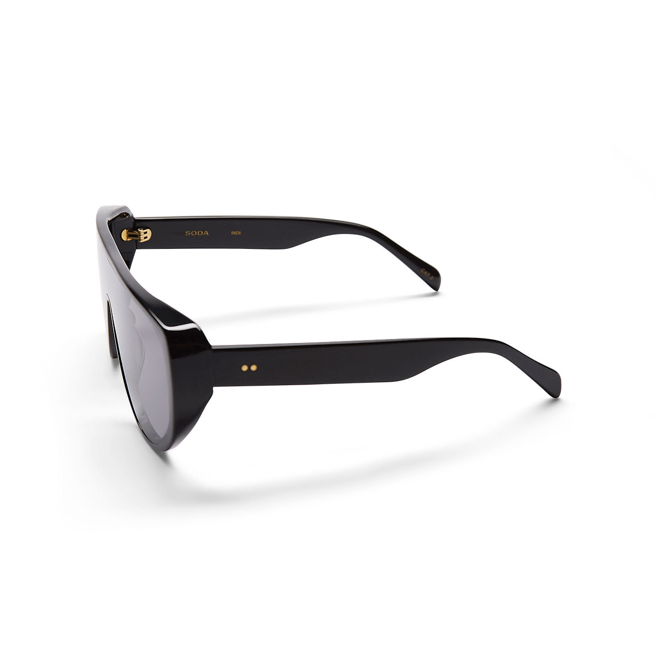 Indi Sunglasses Black/Grey Lens - Lana Wilkinson
