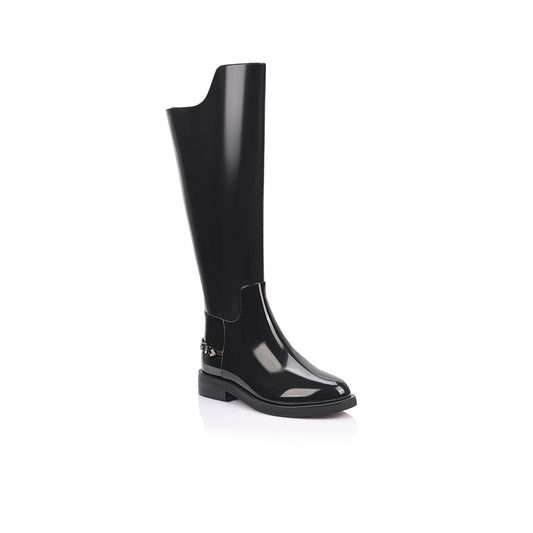 James Boot Black Patent Leather - Lana Wilkinson