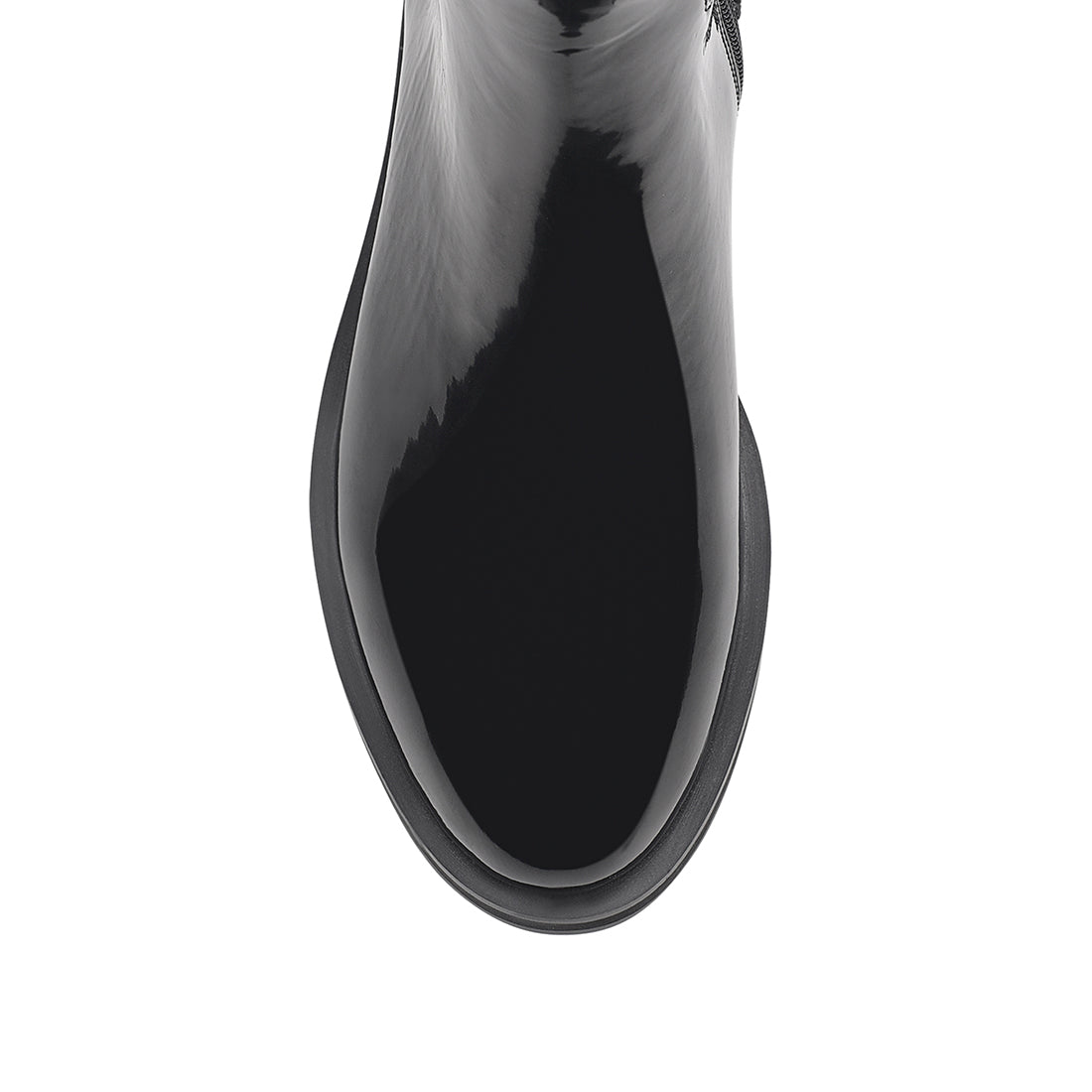 James Boot Black Patent Leather - Lana Wilkinson