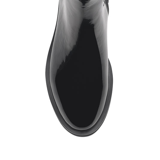James Boot Black Patent Leather - Lana Wilkinson