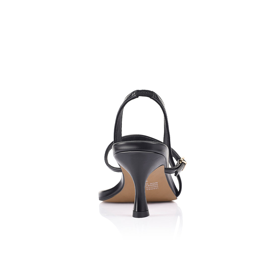 Jemima Sandal Black Leather - Lana Wilkinson