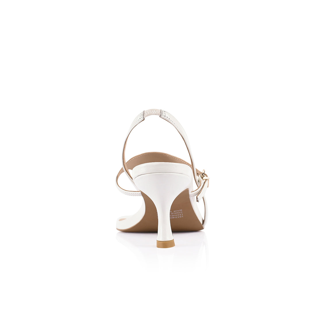 Jemima Sandal White Leather - Lana Wilkinson