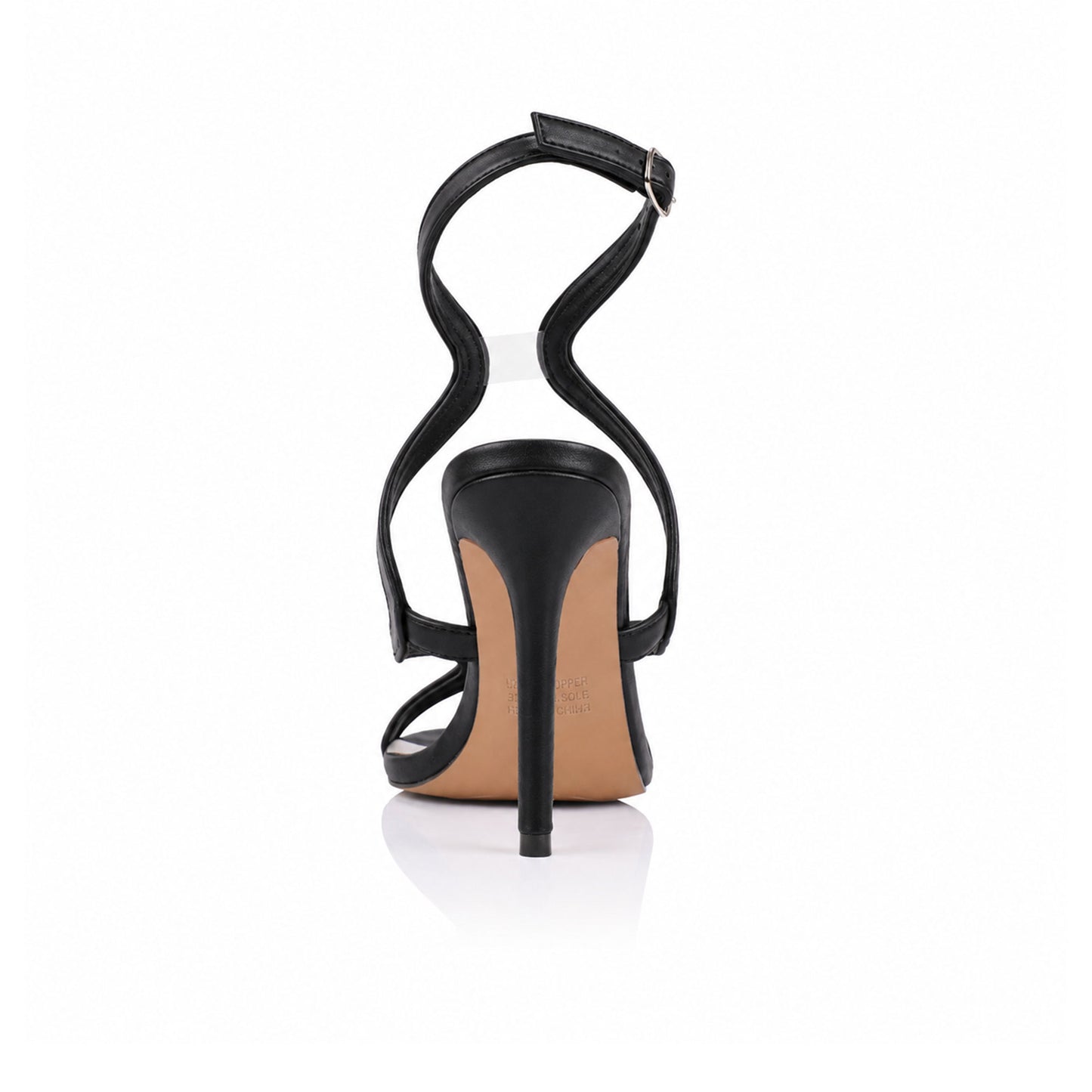 Jordan Sandal Black Leather - Lana Wilkinson