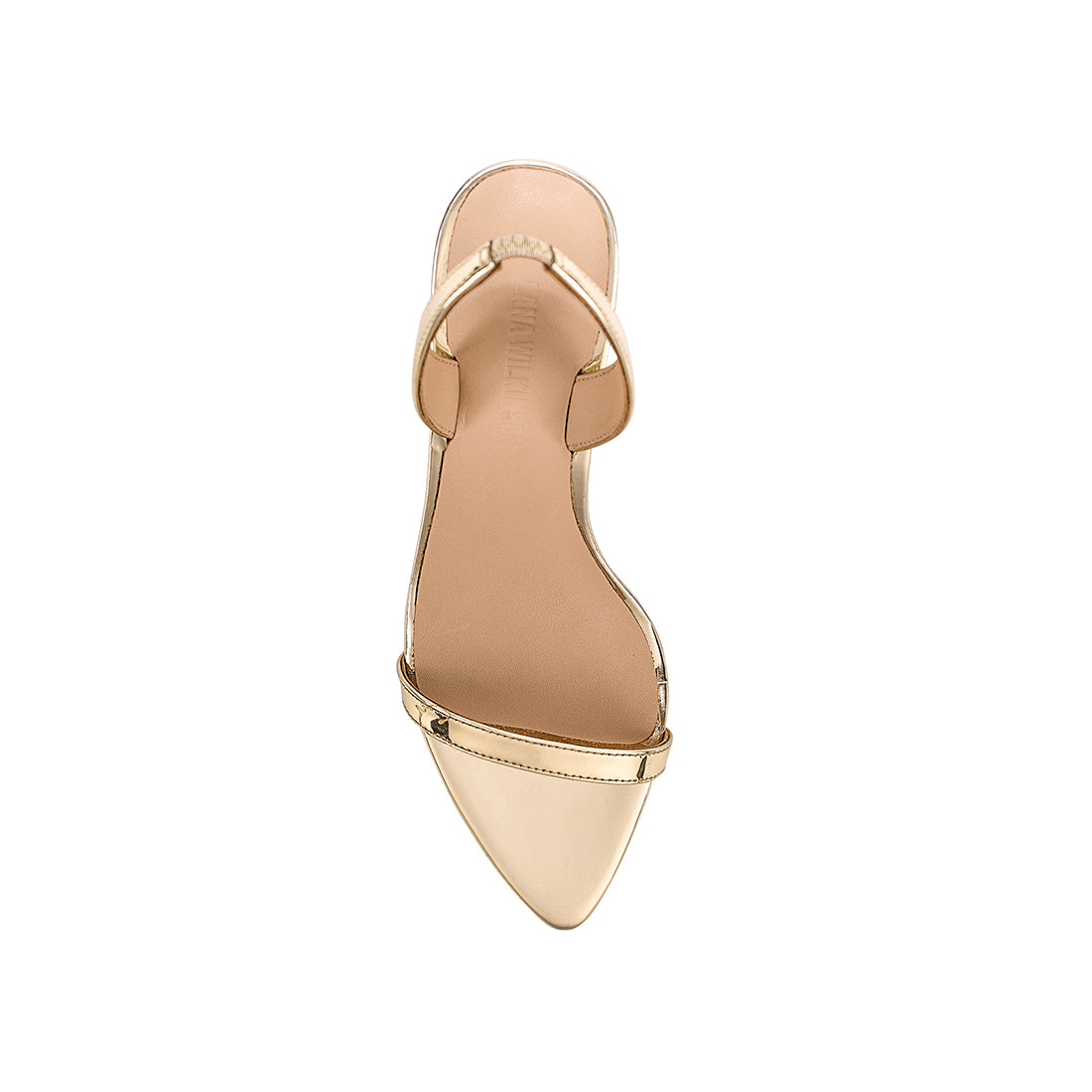 Clara Sandal Gold Metallic Leather - Lana Wilkinson