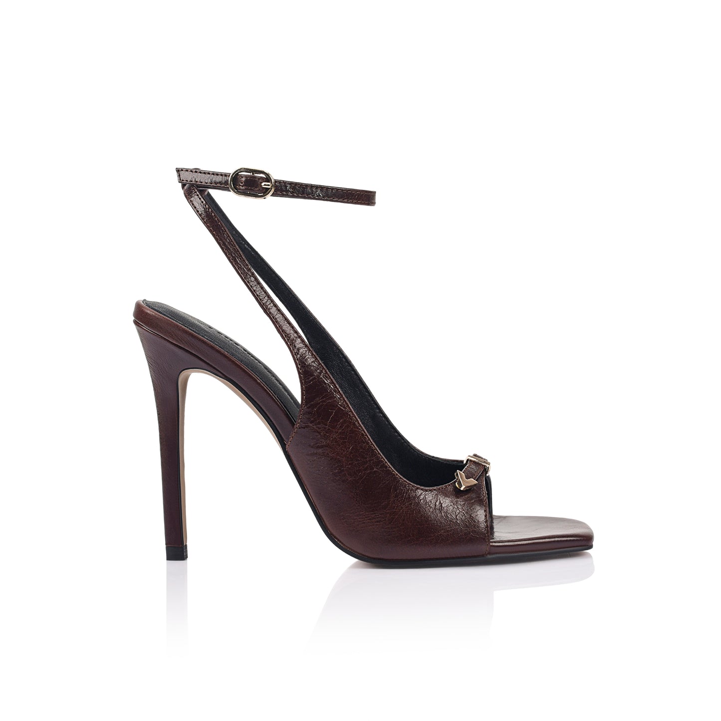 Goldie Sandal Brown Leather - Lana Wilkinson