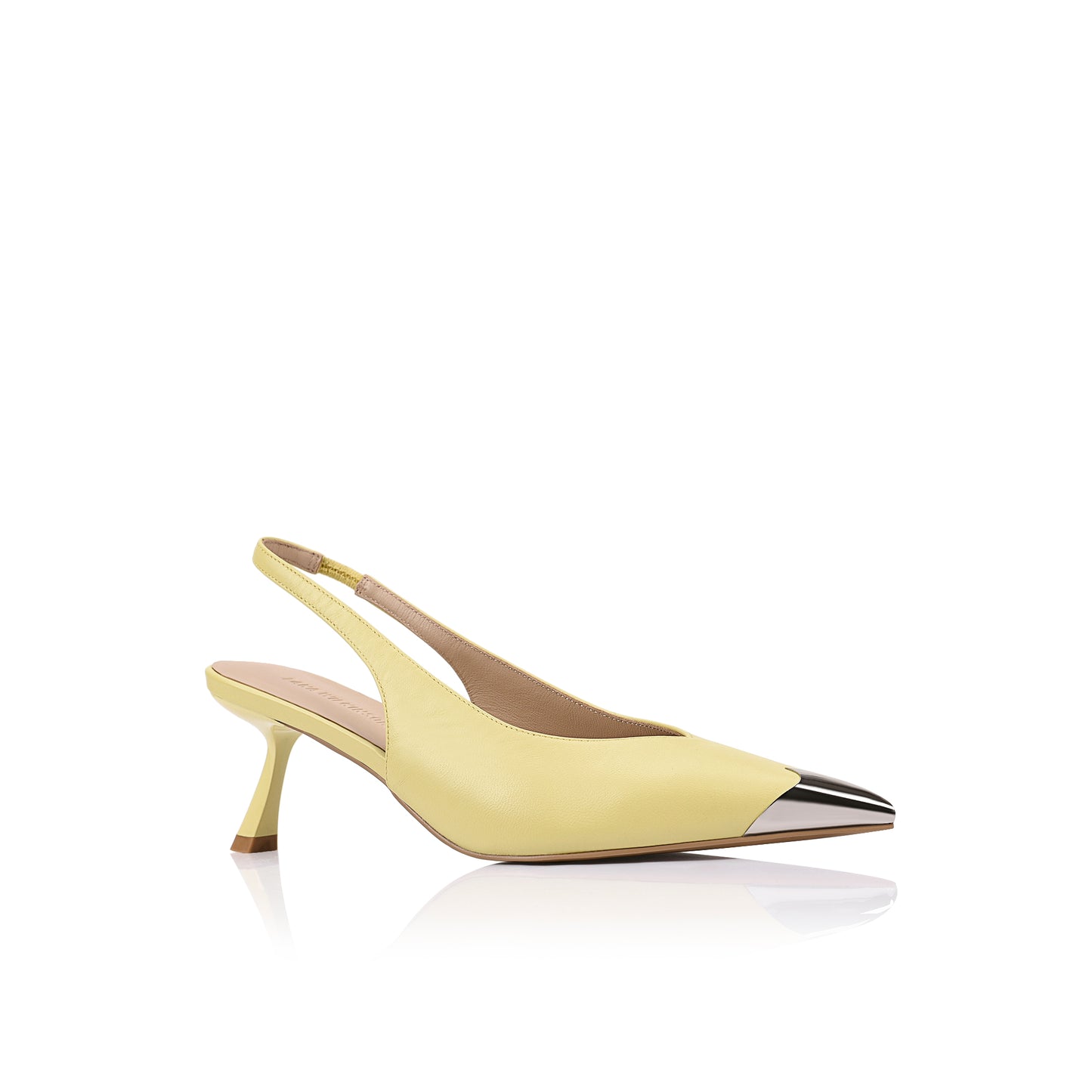 Celine Pump Lemongrass Leather - Lana Wilkinson
