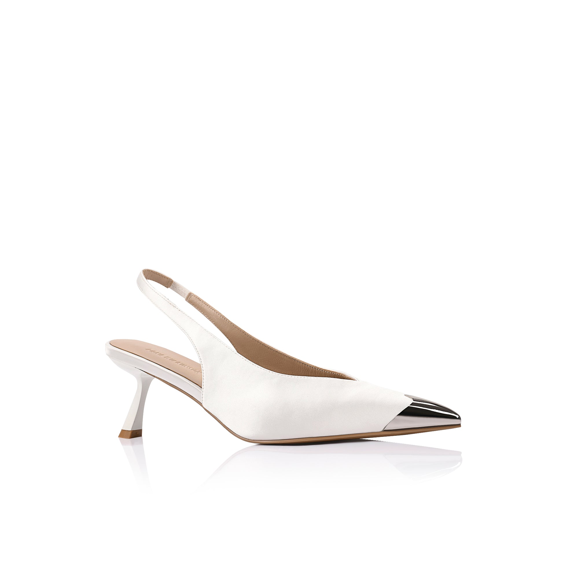 Celine Pump White Patent Leather - Lana Wilkinson