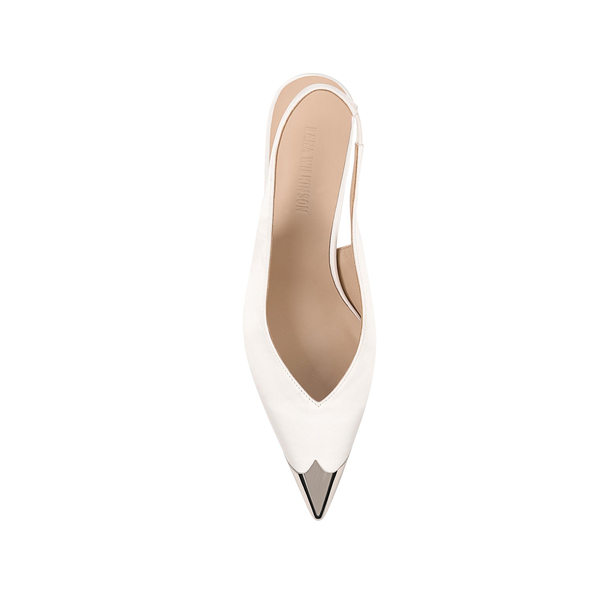 Celine Pump White Patent Leather - Lana Wilkinson