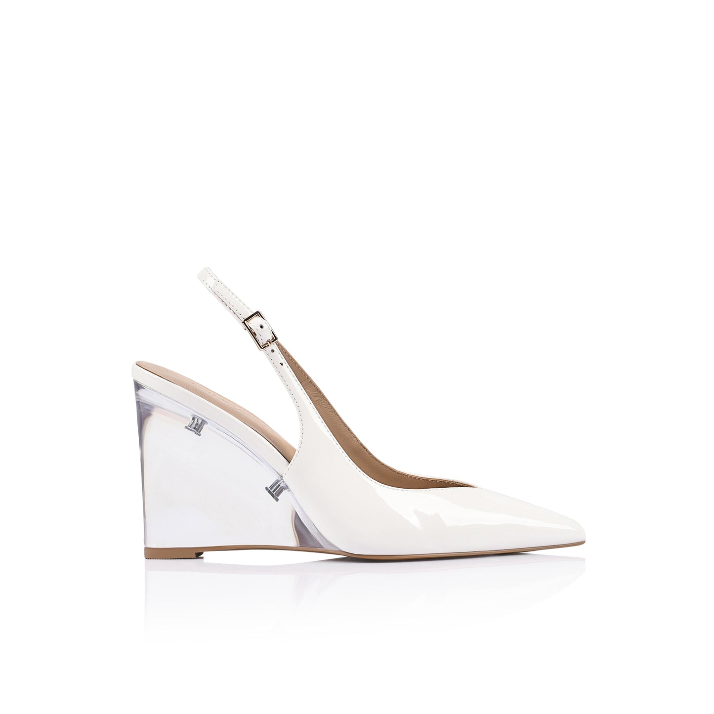 Octavia White Patent Leather - Lana Wilkinson