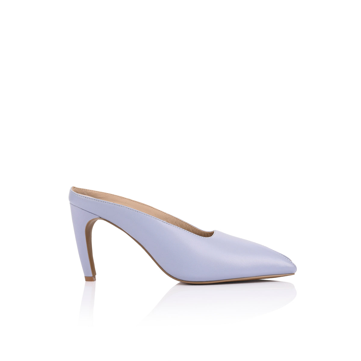 Bette Pump Periwinkle Leather - Lana Wilkinson