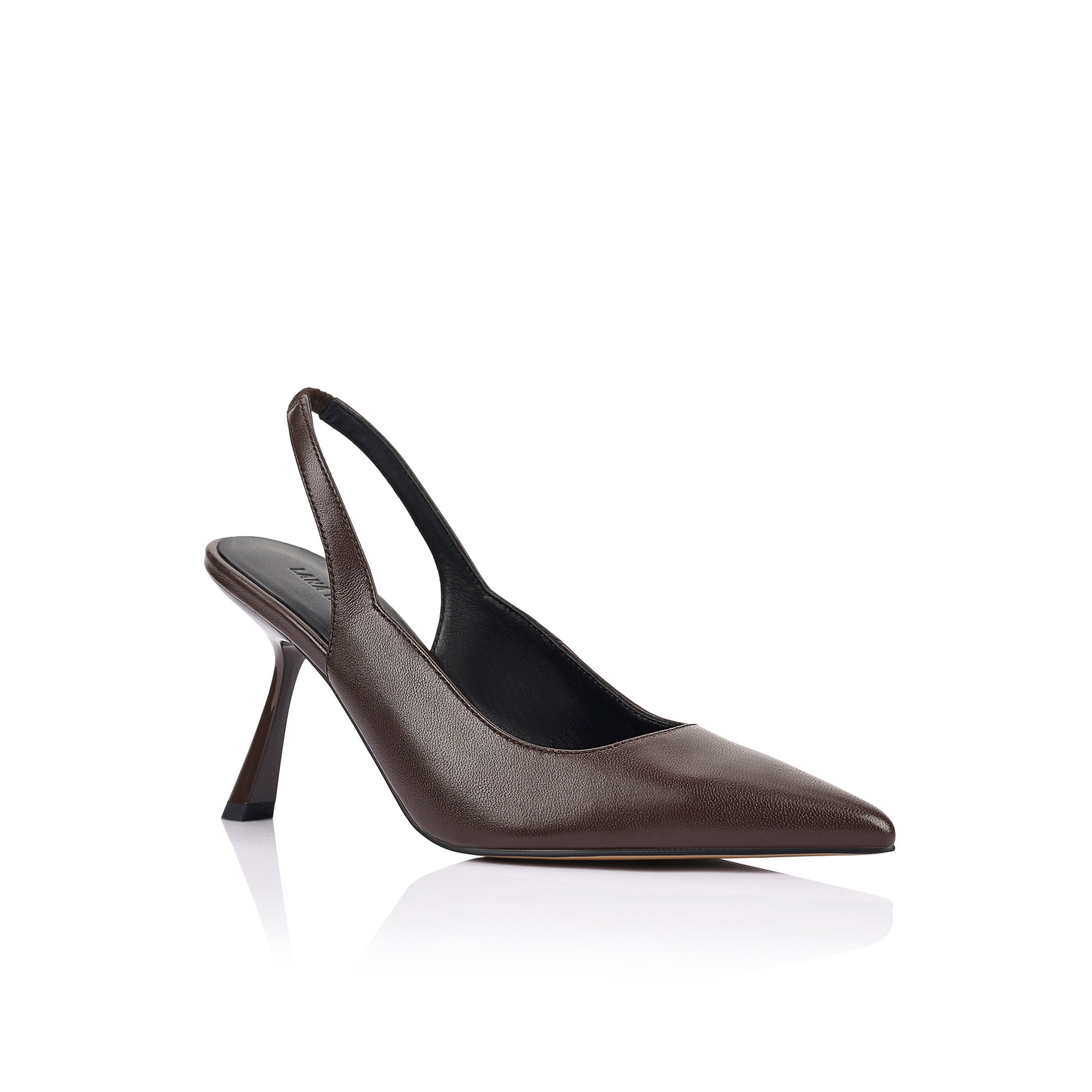 Celeste Pump Espresso Leather - Lana Wilkinson