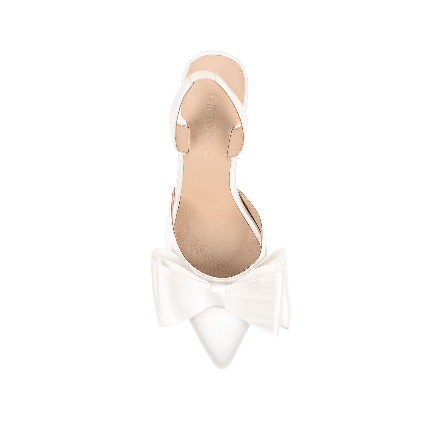 Leandra Pump Ivory Satin - Lana Wilkinson