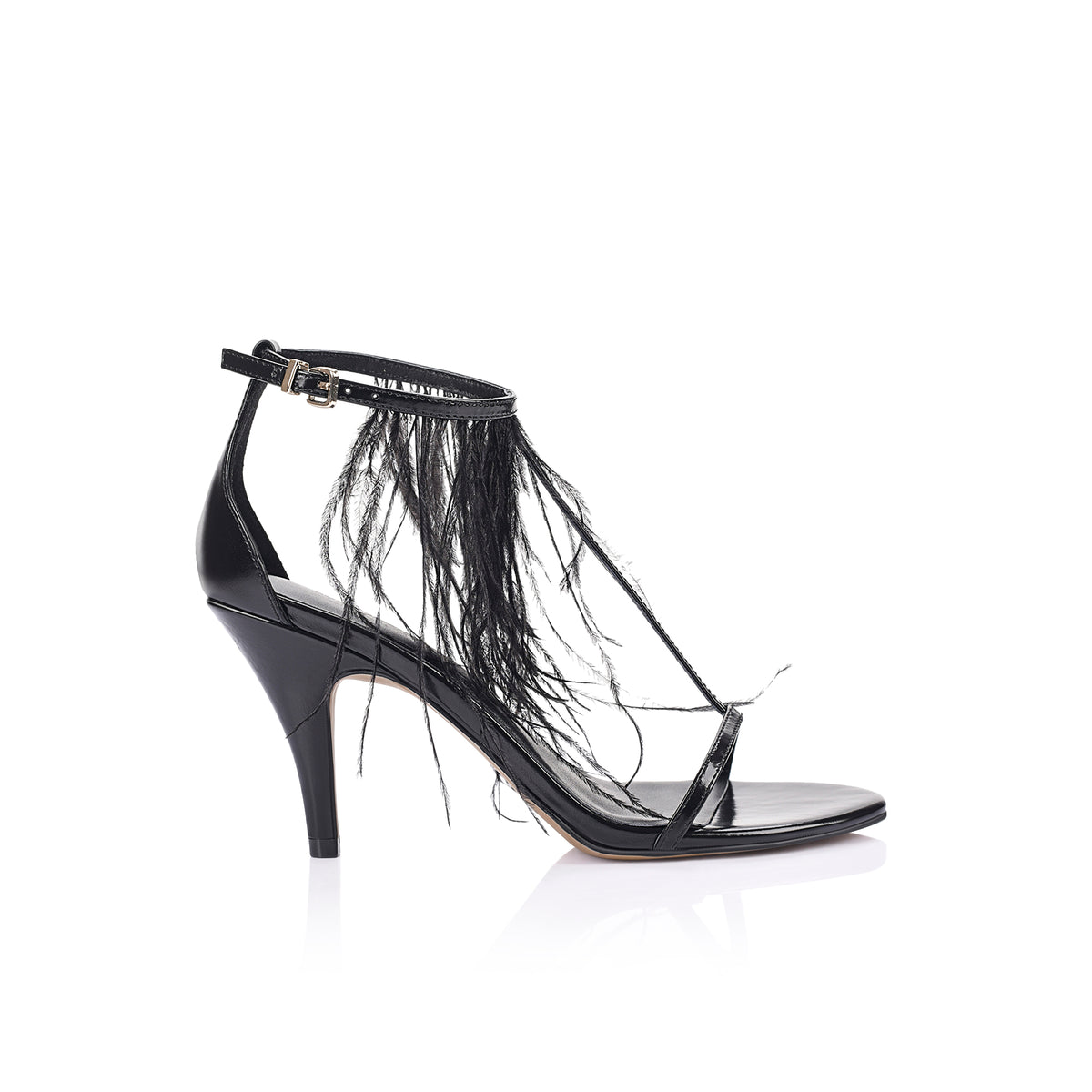 Kiki Sandal Black Leather - Lana Wilkinson