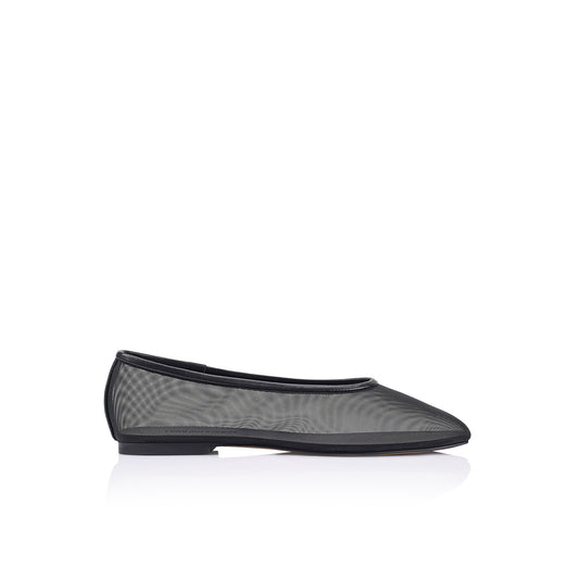 Jo Flat Black Mesh - Lana Wilkinson