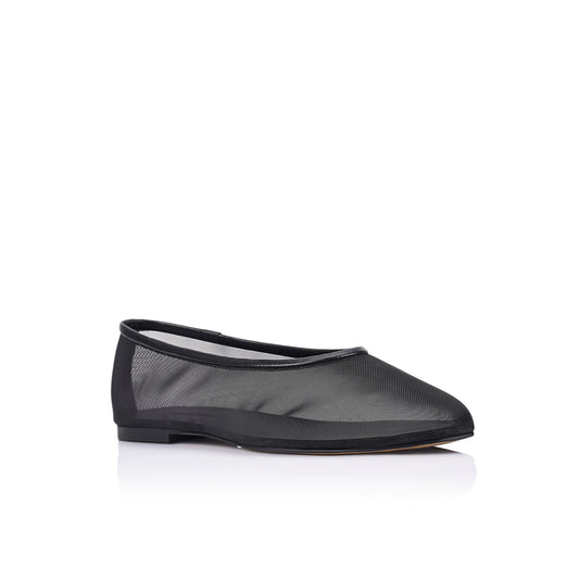 Jo Flat Black Mesh - Lana Wilkinson