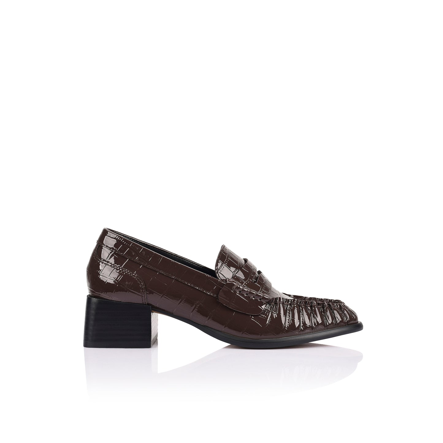 Blair Loafer Espresso Patina Leather - Lana Wilkinson