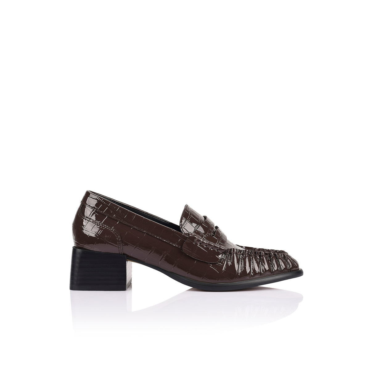 Blair Loafer Espresso Patina Leather - Lana Wilkinson