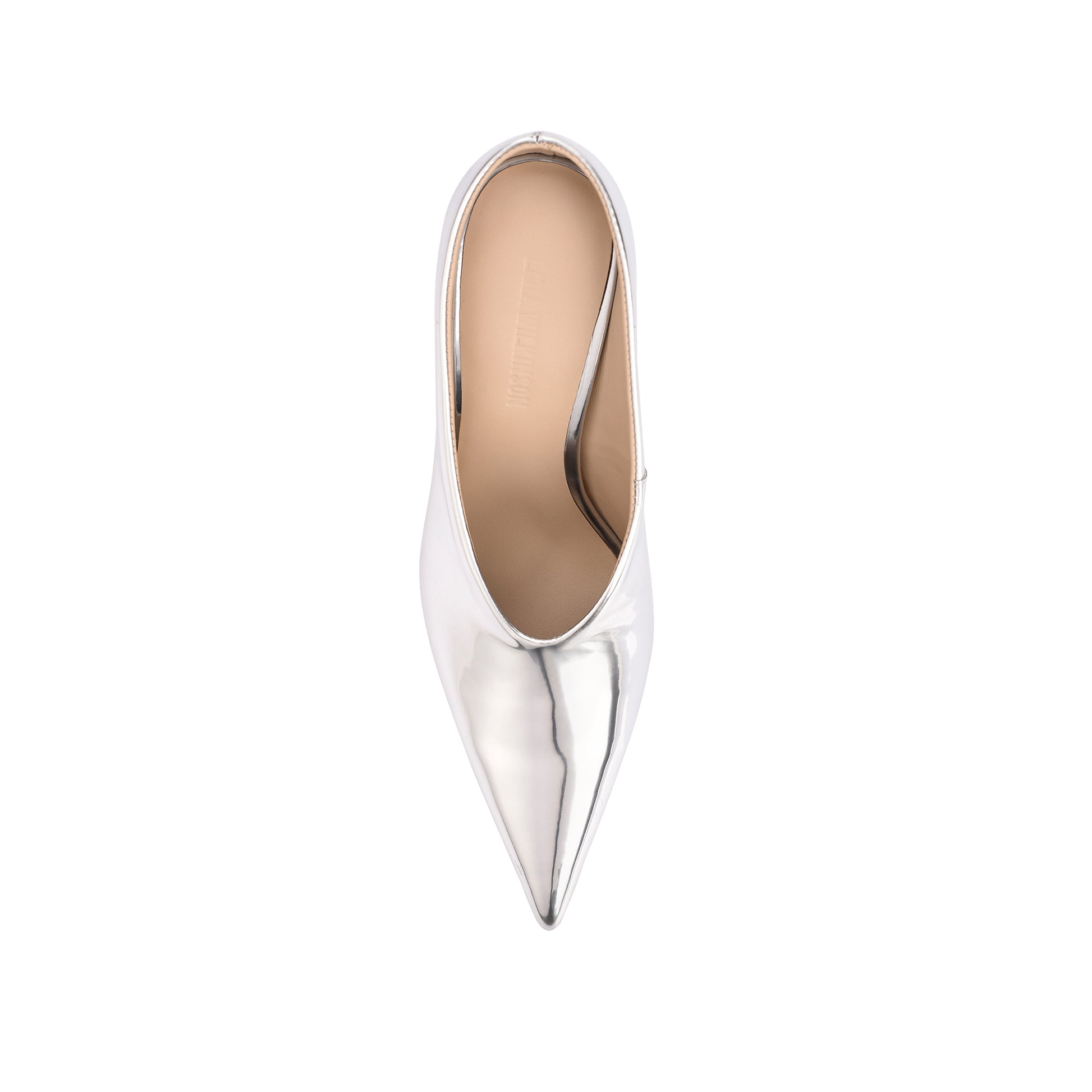 Ariana Pump Silver Mirror - Lana Wilkinson