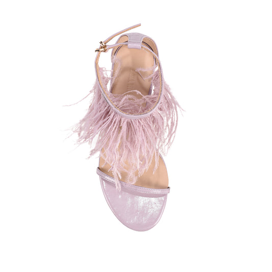 Kiki Sandal Lilac Leather - Lana Wilkinson