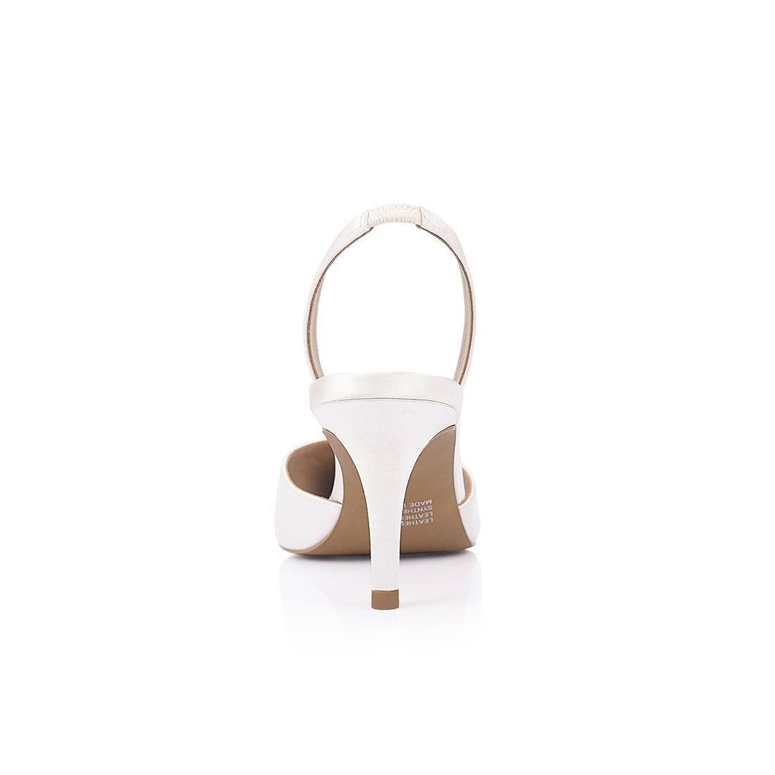 Leticia Slingback Pump Ivory Satin