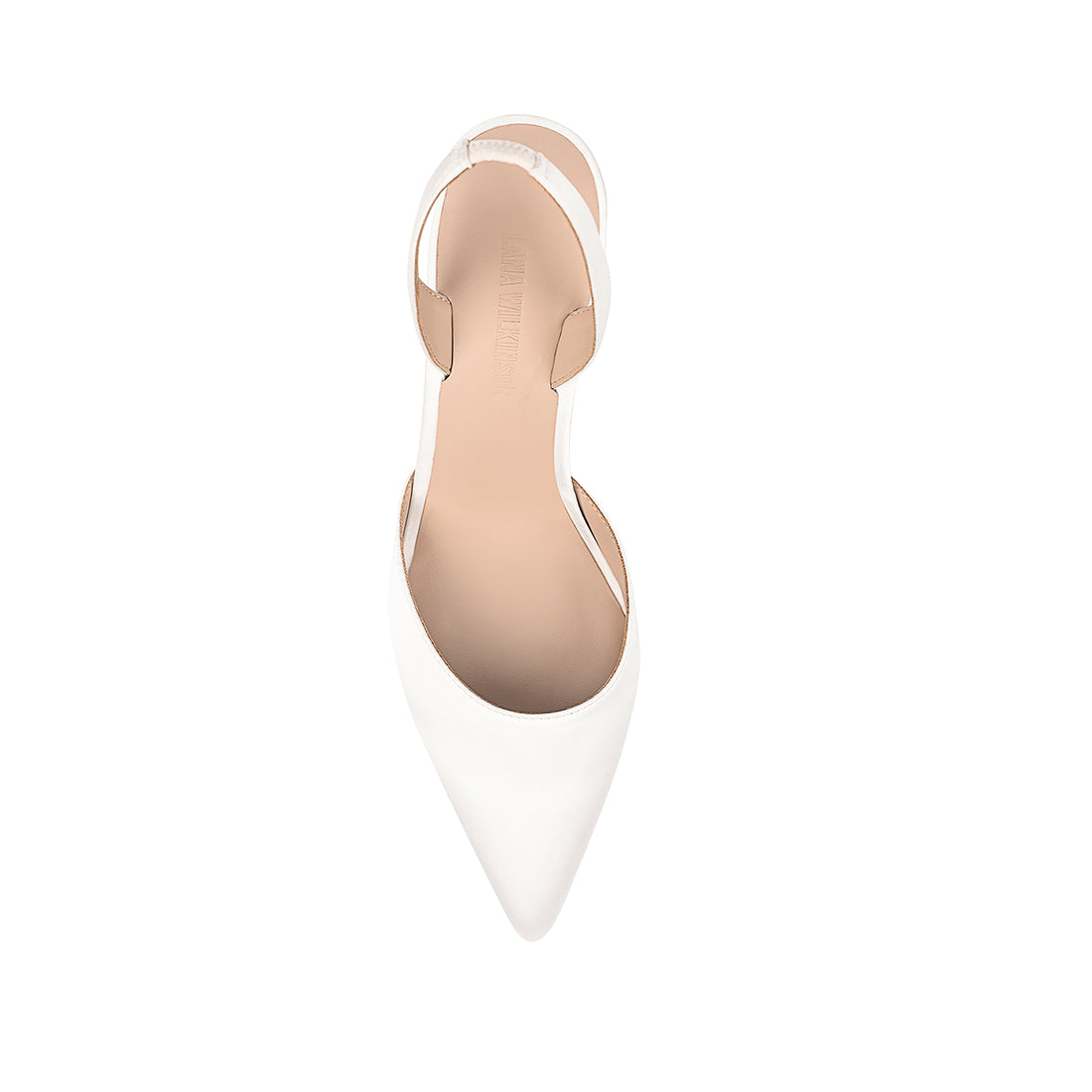 Leticia Pump Ivory Satin - Lana Wilkinson