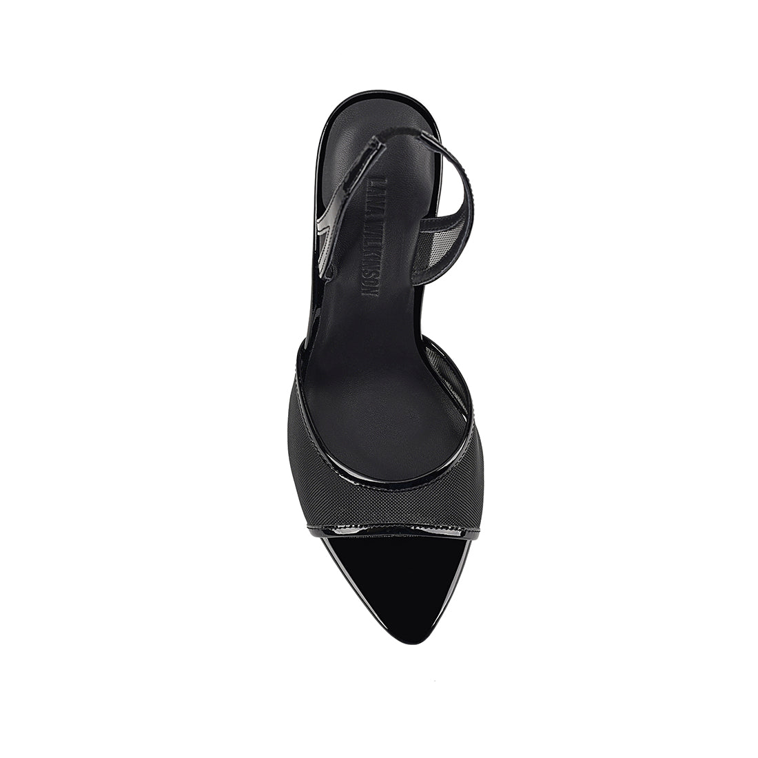 Maddison Black Mesh Sandal - Lana Wilkinson