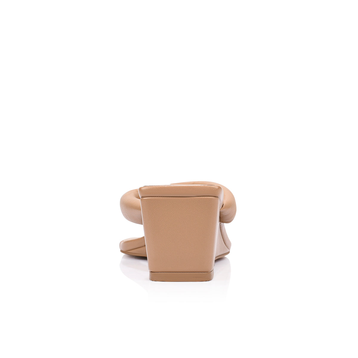 Mandy Wedge Beige Leather - Lana Wilkinson Official