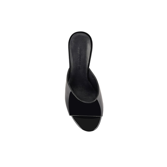 Martha Wedge Black Patent - Lana Wilkinson