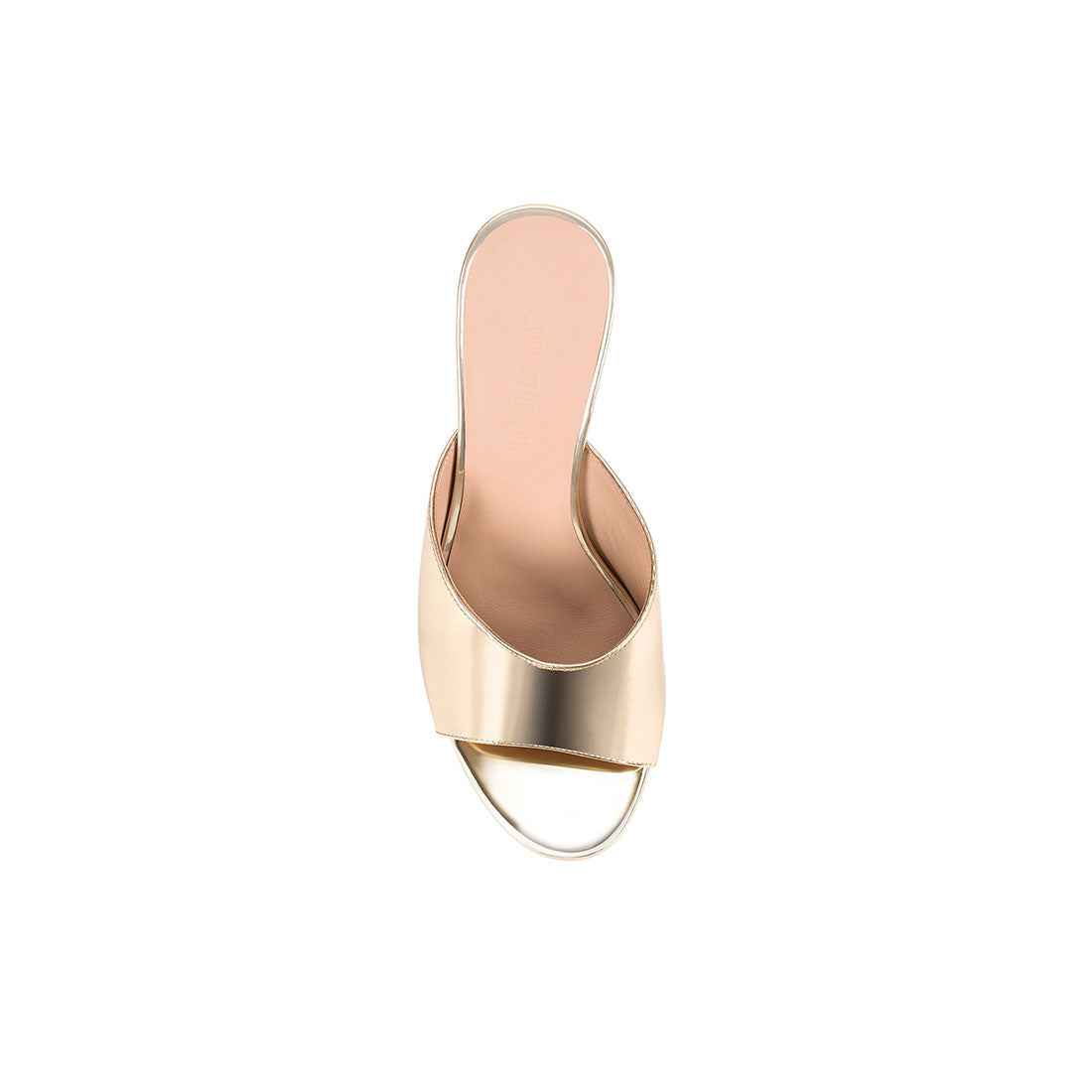 Martha Wedge Gold Metallic Leather - Lana Wilkinson