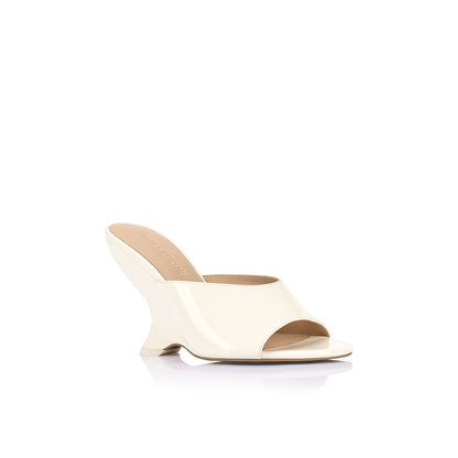 Martha Wedge Ivory Patent - Lana Wilkinson