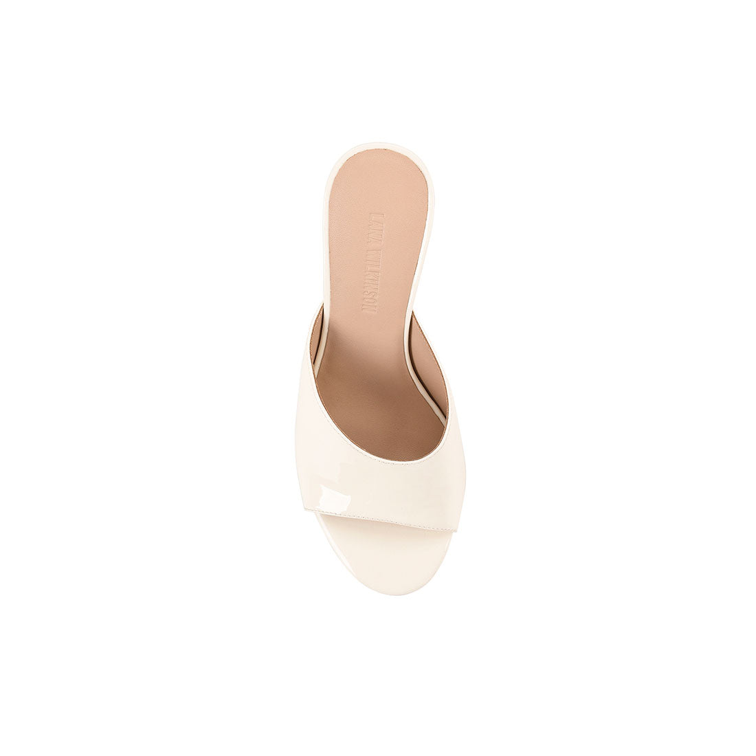 Martha Wedge Ivory Patent - Lana Wilkinson