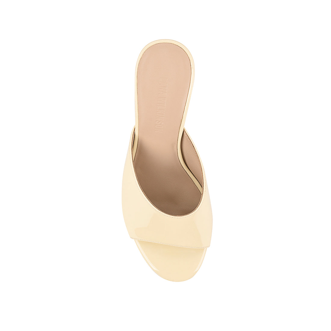 Martha Wedge Butter Patent Leather - Lana Wilkinson