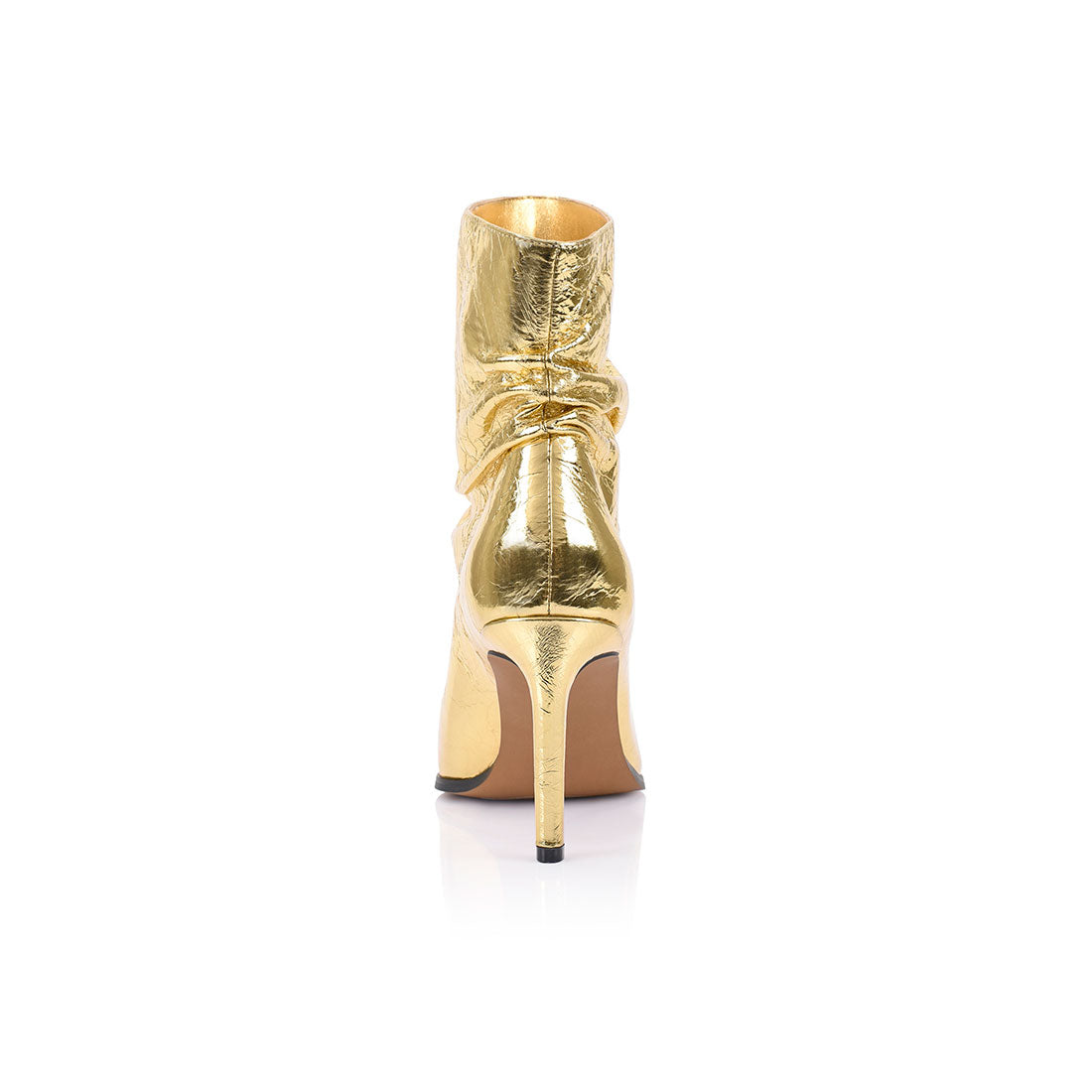 Matthew Boot Gold Metallic Leather - Lana Wilkinson