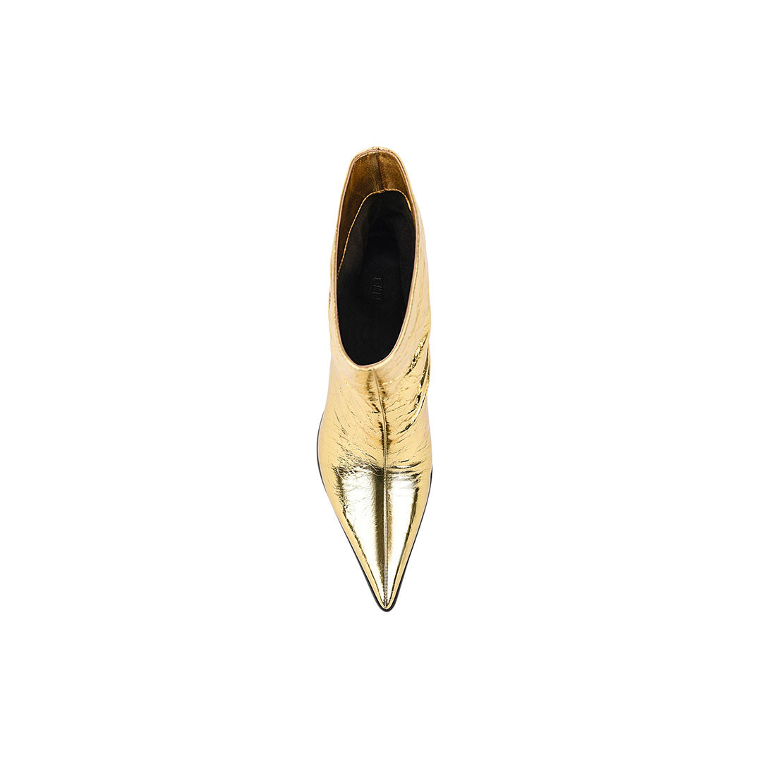 Matthew Boot Gold Metallic Leather - Lana Wilkinson