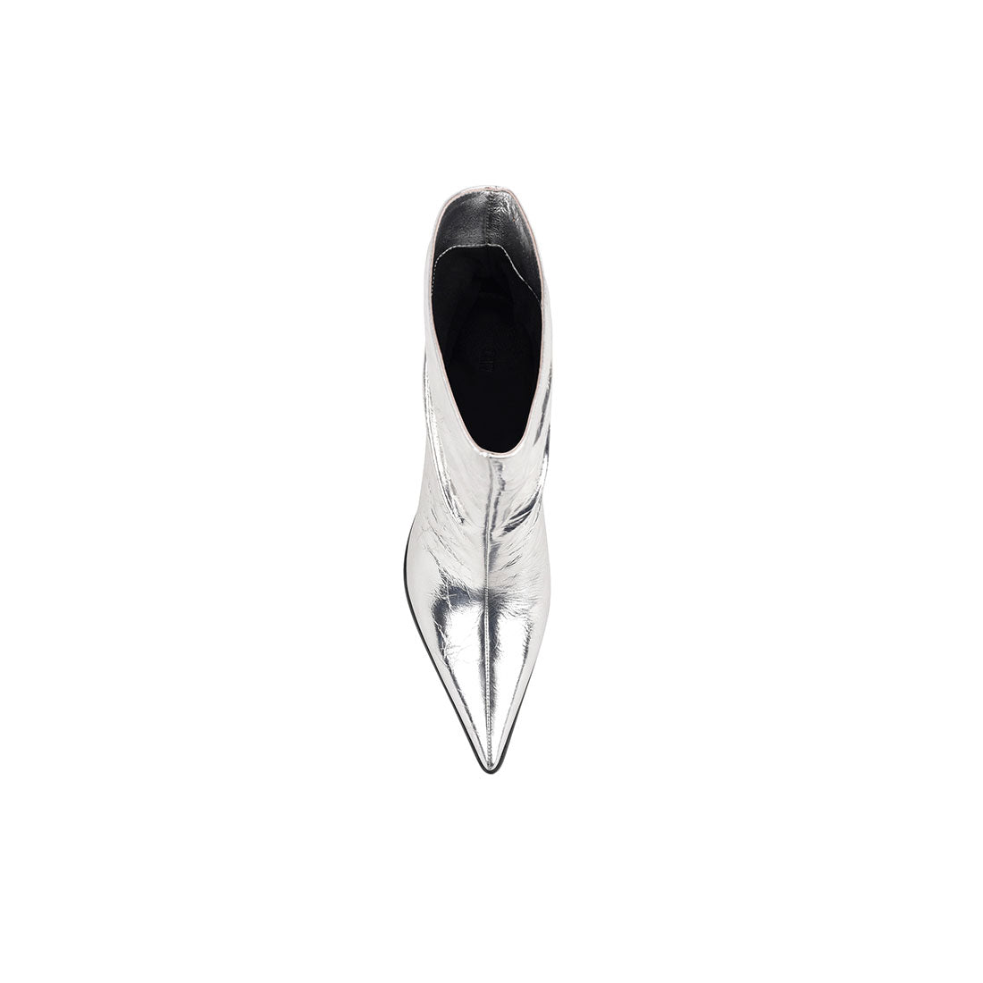 Matthew Boot Silver Metallic Leather - Lana Wilkinson