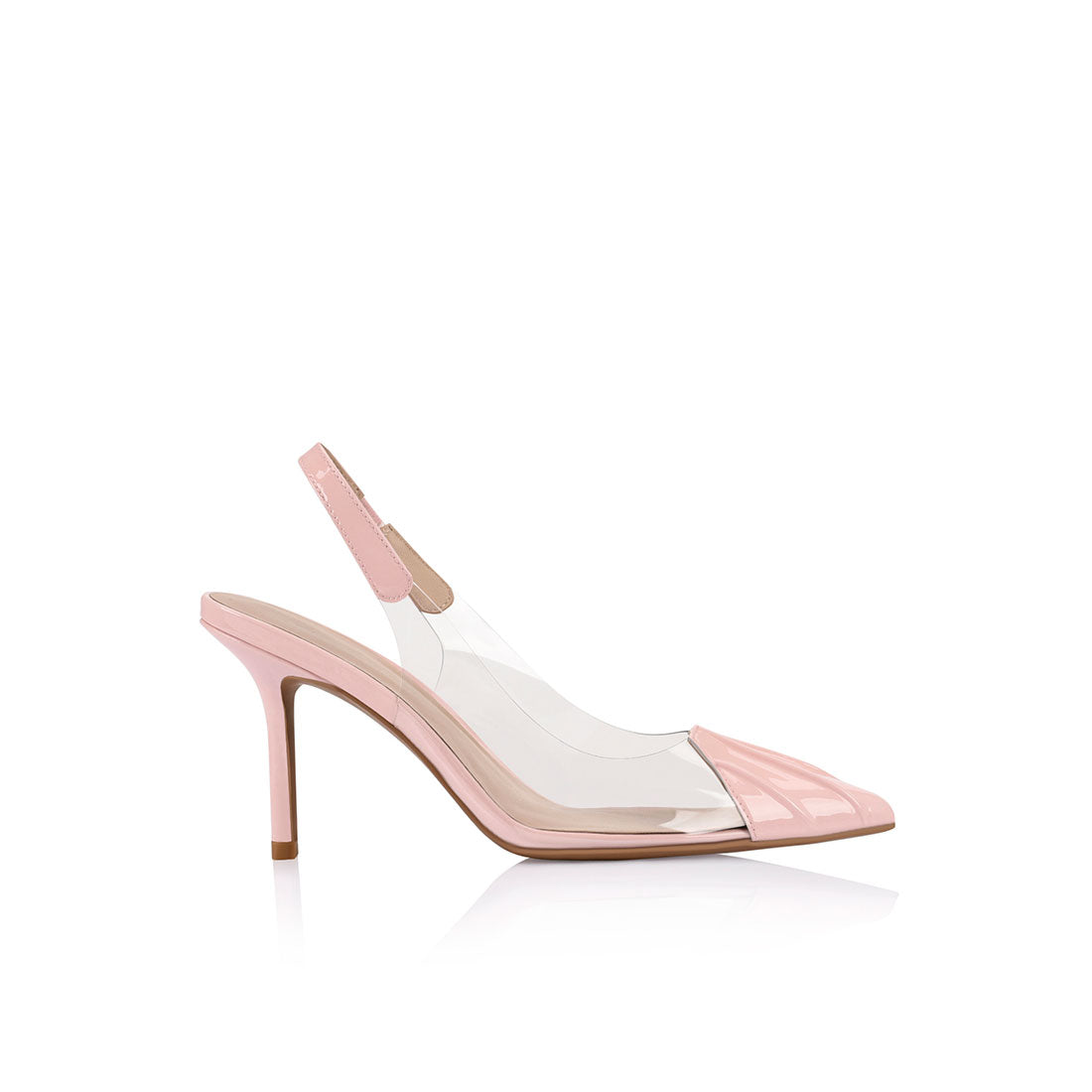 Remi Pump Vinylite Gold Metallic Patent 1 - Lana Wilkinson