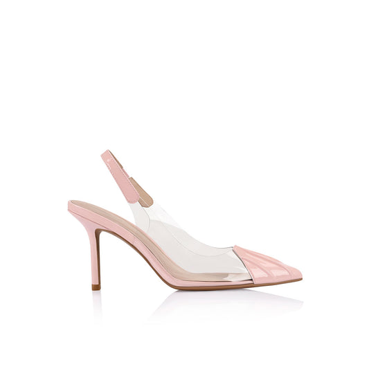 Remi Pump Vinylite Gold Metallic Patent 1 - Lana Wilkinson