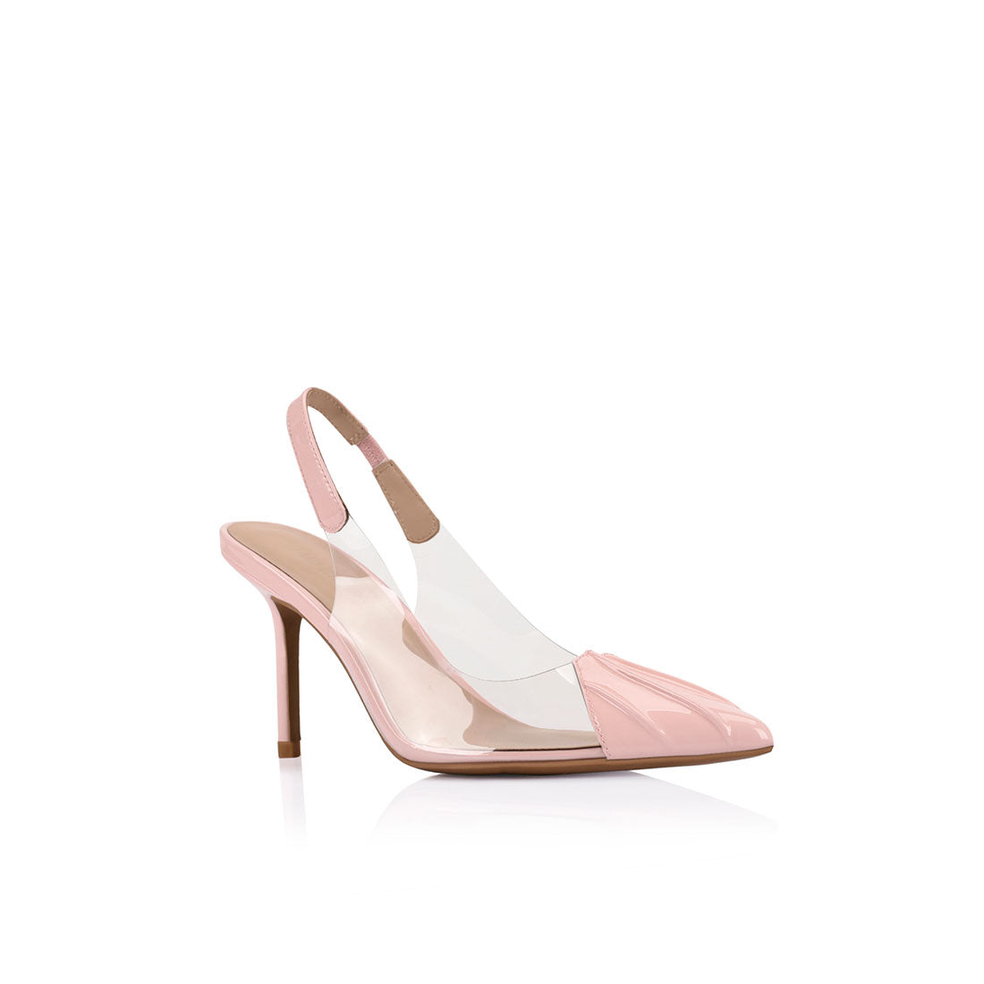 Remi Pump Vinylite Gold Metallic Patent 1 - Lana Wilkinson