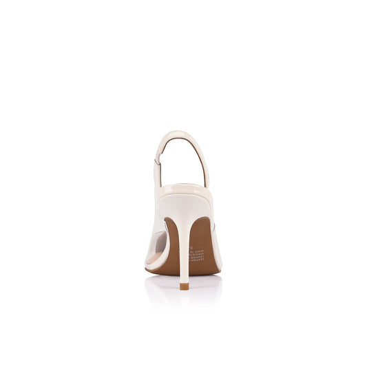 Remi Pump Vinylite Ivory Patent - Lana Wilkinson