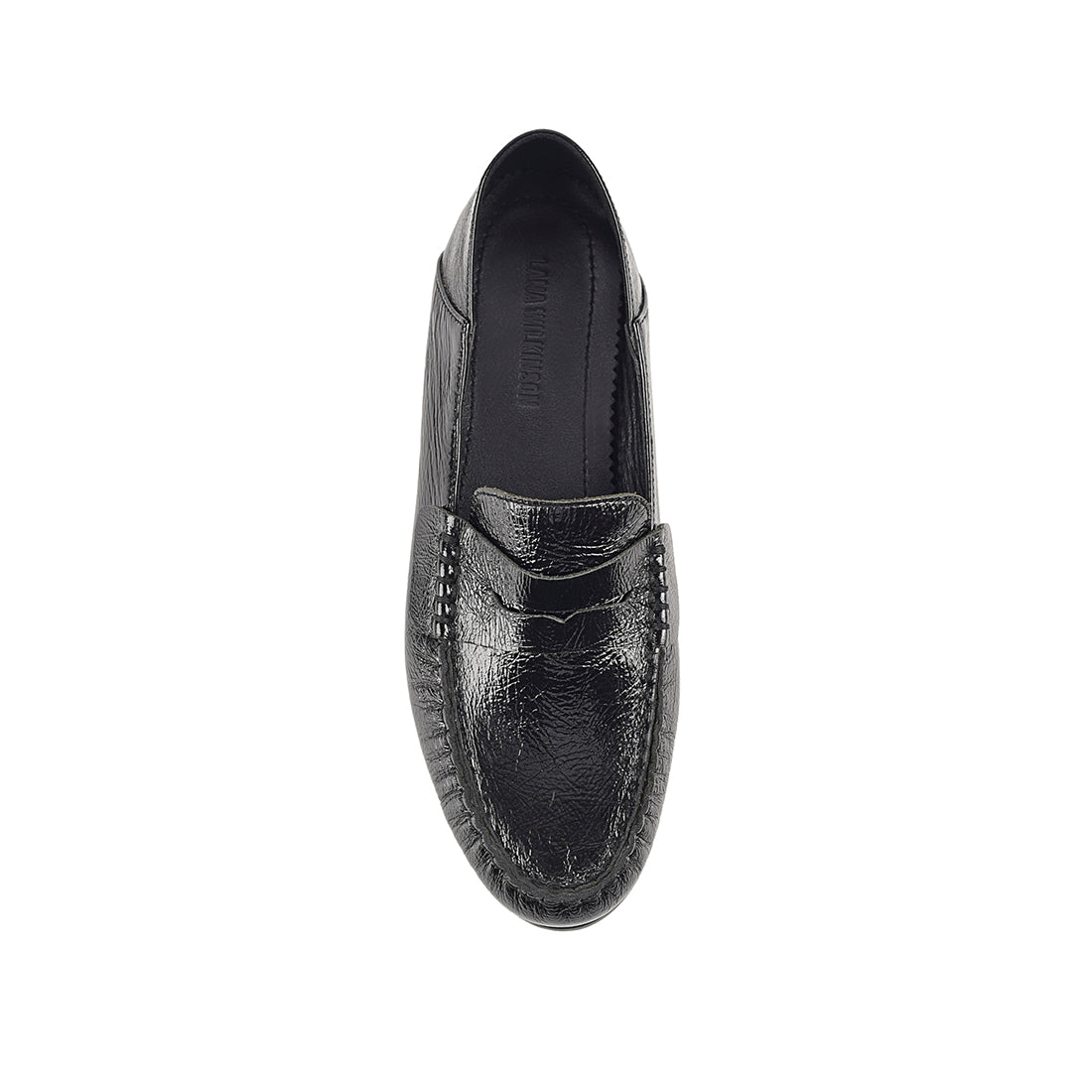 Scottie Loafer Black Leather - Lana Wilkinson