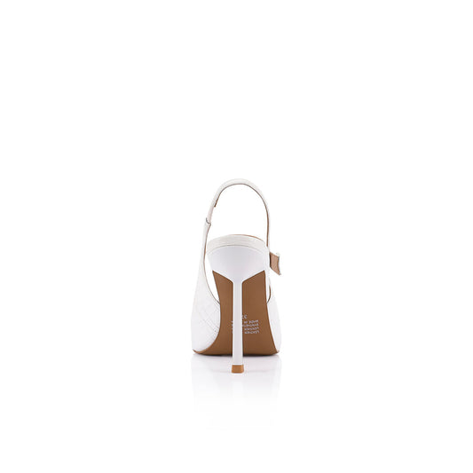 Sophie Mary Jane Heel Croc Emossed Leather - Lana Wilkinson