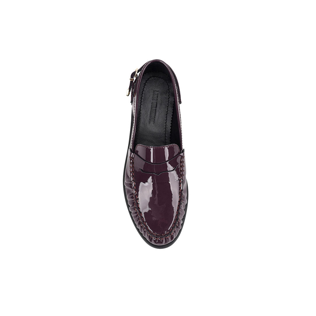 Spencer Loafer Eggplant Patent Leather - Lana Wilkinson