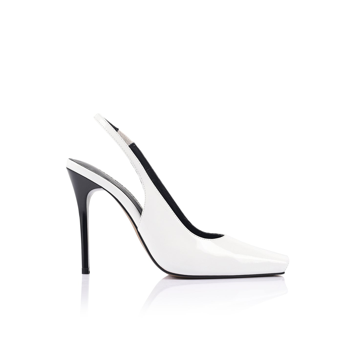 Priscilla Pump White Patent Leather - Lana Wilkinson