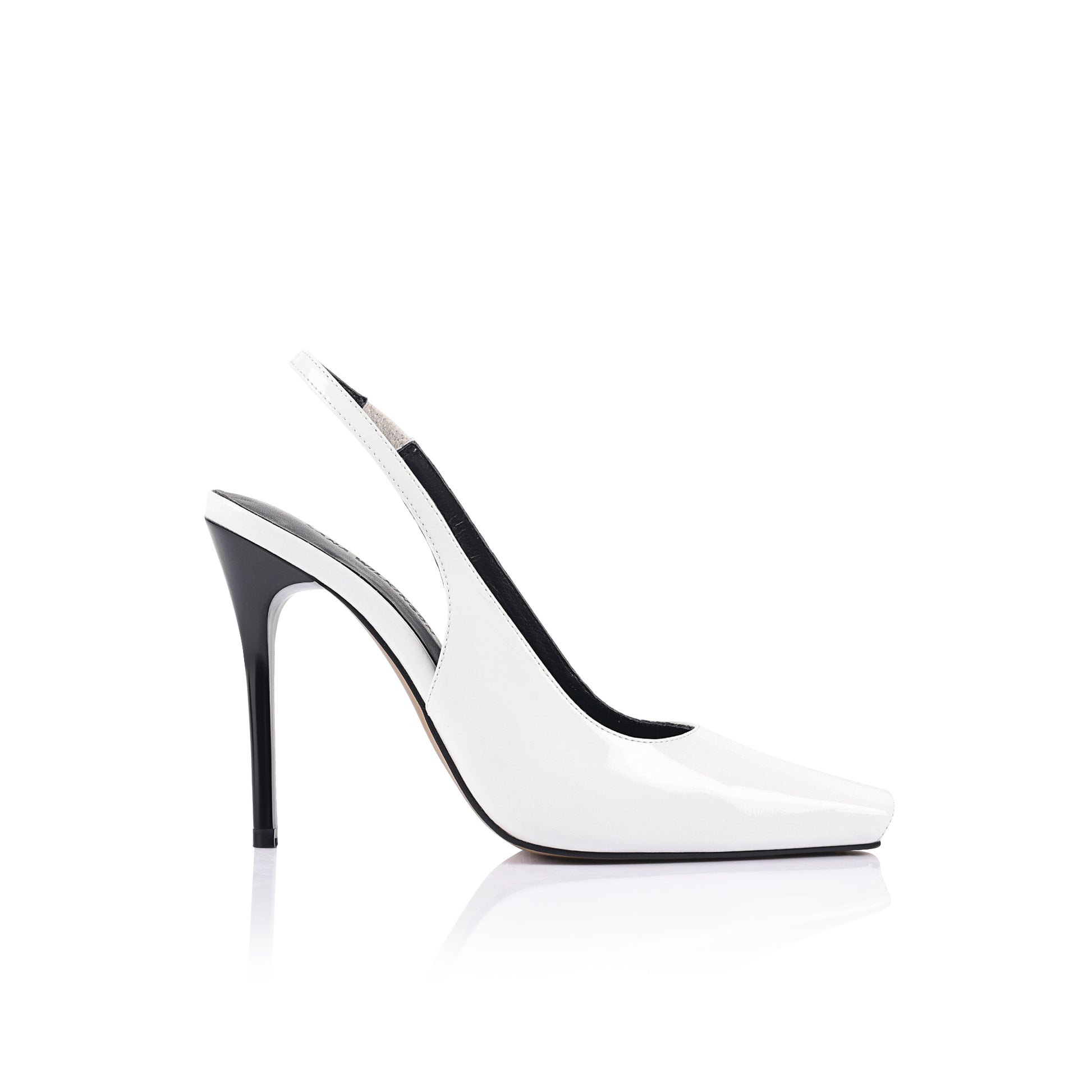 Priscilla Pump White Patent Leather - Lana Wilkinson