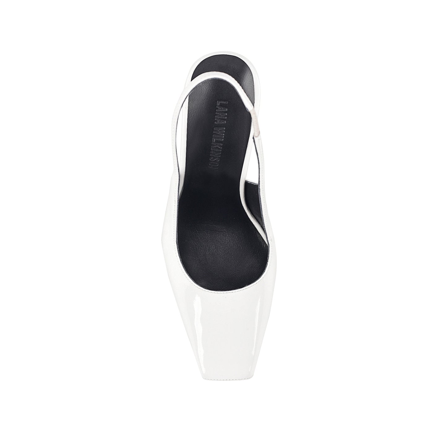 Priscilla Pump White Patent Leather - Lana Wilkinson